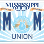 Mississippi BB King "Lucille" License Plate