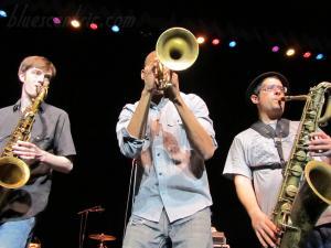 Trombone Shorty live with his band