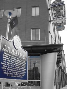 The Blues Trail beginning marker The Blues Trail beginning marker