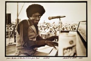James Booker at New Orleans Jazz Festival, 1978