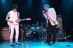 Jeff beck with Rod Stewart