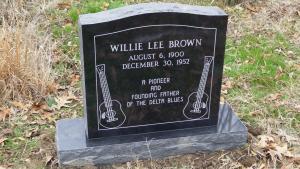 Willie Brown Headstone in Tunica County, Mississippi