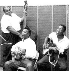 (L to R) Willie Dixon, Muddy Waters, Buddy Guy