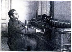 Blind Tom at the piano