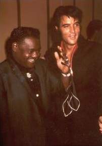 Fats Domino and Elvis Presley