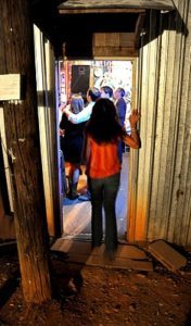 Gips Place 3 - Girl walking through door