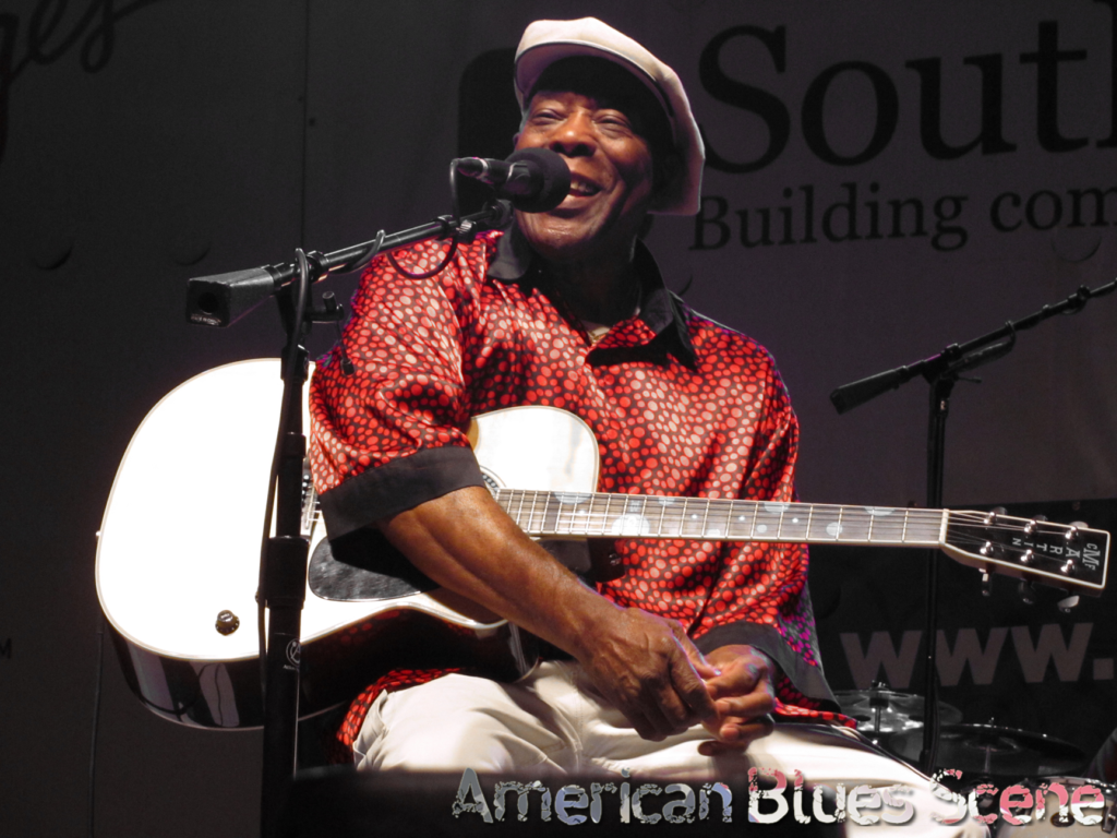 Buddy Guy playing Acoustic Guitar at the King Biscuit Festial