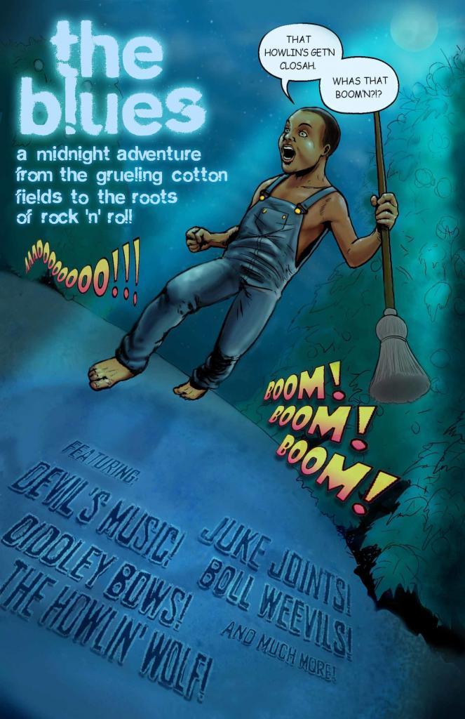 Blues Comic Book Cover