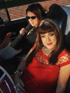 Candye Kane & Laura Chavez (photo by Alan Mercer)