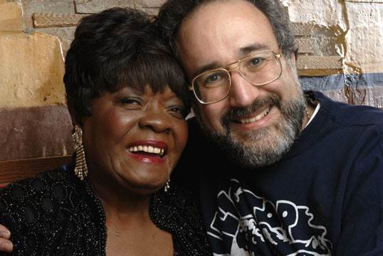 Koko Taylor and Bruce Iglauer