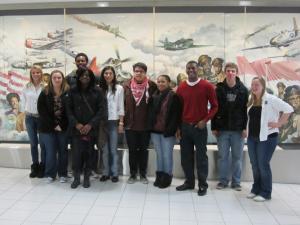 Students Leaving for "At The Crossroads", hosted by Michelle Obama and Robert Santelli in the White House