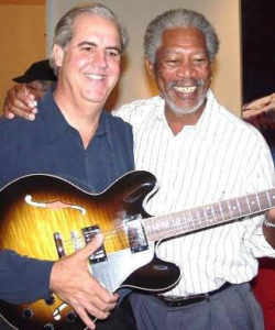 Bill Luckett and Morgan Freeman