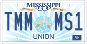 Mississippi BB King "Lucille" License Plate