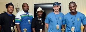 L to R: Unknown, Cody, Trenton Ayers, Chuck Duncan, and Cedric Burnside (Photo courtesy Amanda Gresham) L to R: Unknown, Cody, Trenton Ayers, Chuck Duncan, and Cedric Burnside (Photo courtesy Amanda Gresham)