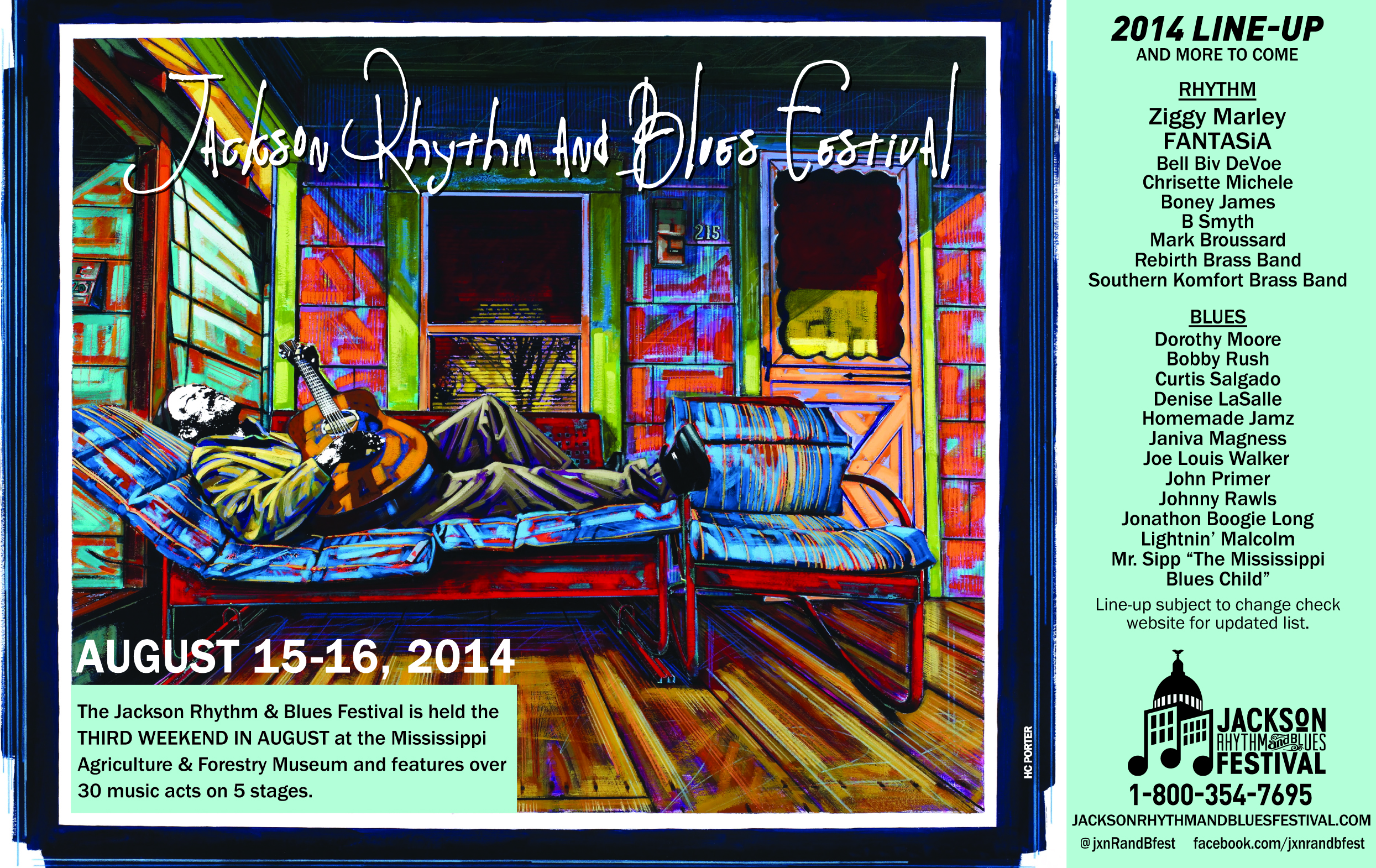 Excitement Draws for 2014 Jackson Rhythm and Blues Festival American