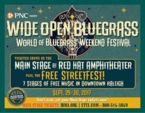 Wide Open Bluegrass Festival Ad 2017