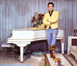 Elvis at his Knabe piano