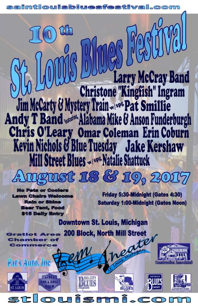 Kingfish Headlines St. Louis Blues Festival American Blues Scene
