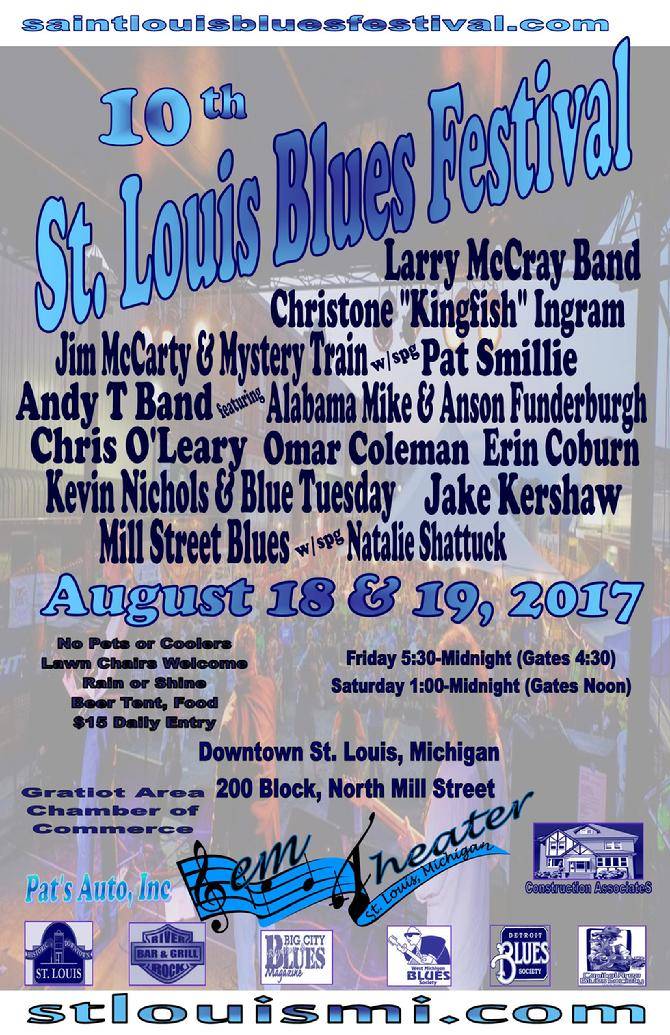 Kingfish Headlines St. Louis Blues Festival American Blues Scene