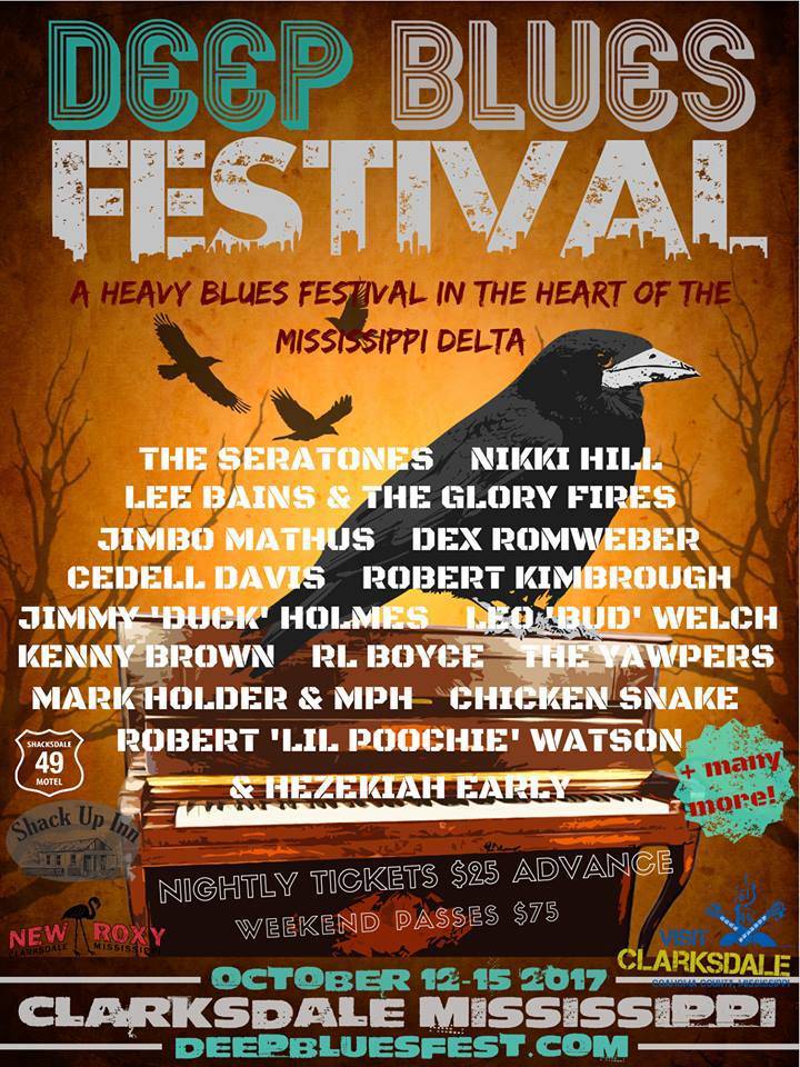 Clarksdale Mississippi’s 2017 Deep Blues Festival American Blues Scene