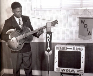 A Young B.B. King at WDIA in Memphis