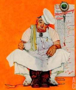 thanksgiving blues Norman Rockwell Saturday Evening Post 1942