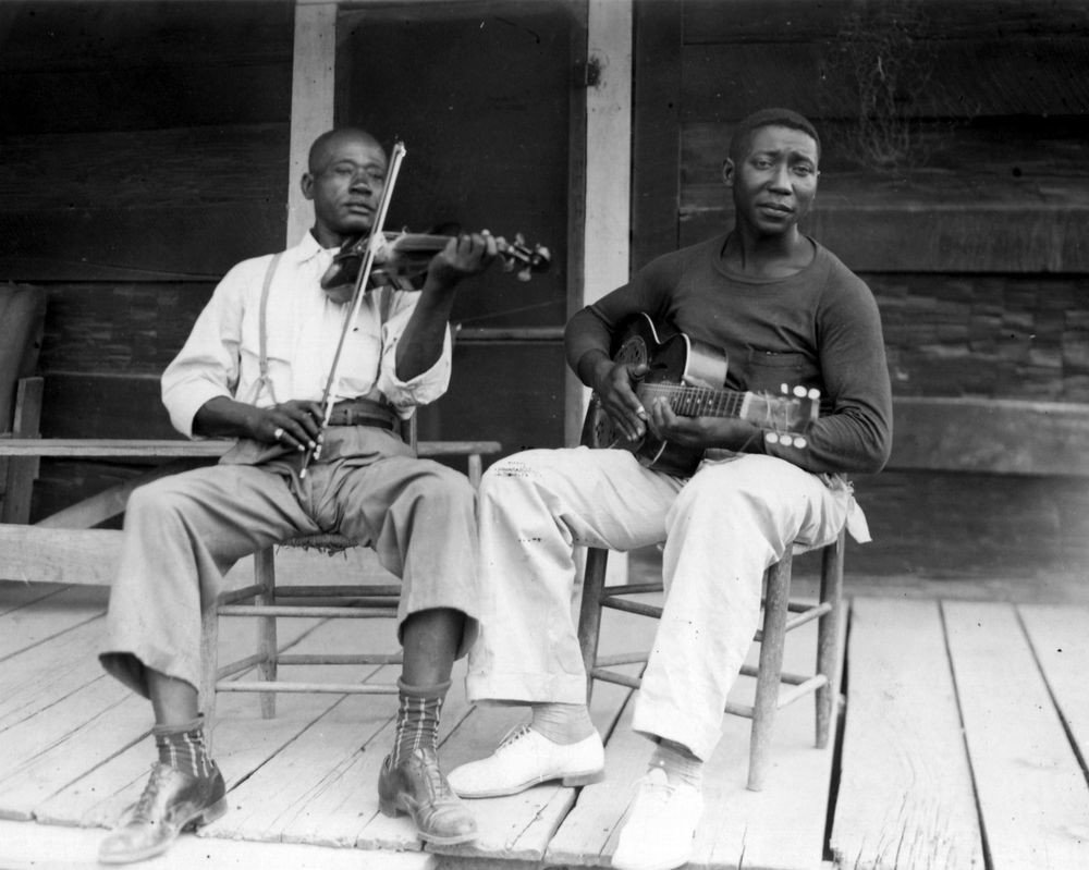 Son Sims and Muddy Waters