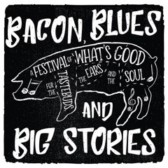 Bacon, Blues & Big Stories Logo - Design E - Black