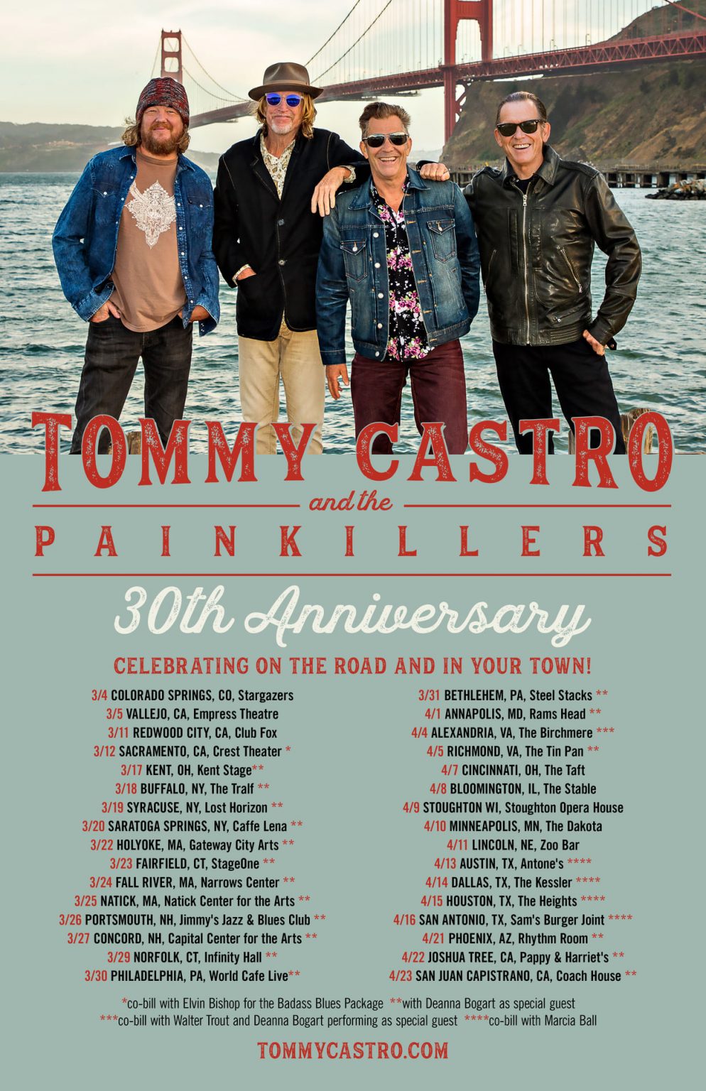 tommy castro band tour dates