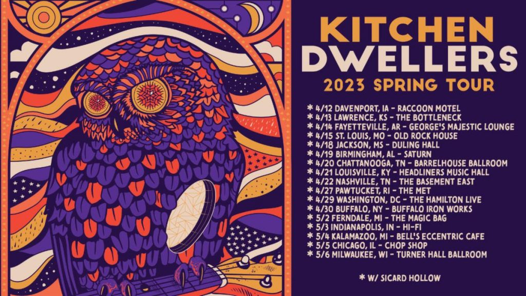 The Kitchen Dwellers Announce 2023 Spring Tour Dates
