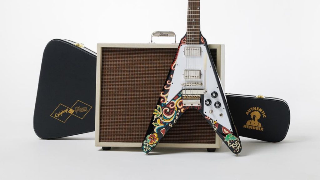 Epiphone Inspired by Gibson Custom Collection Jimi Hendrix™ “Love Drops” Flying V™ Available Worldwide