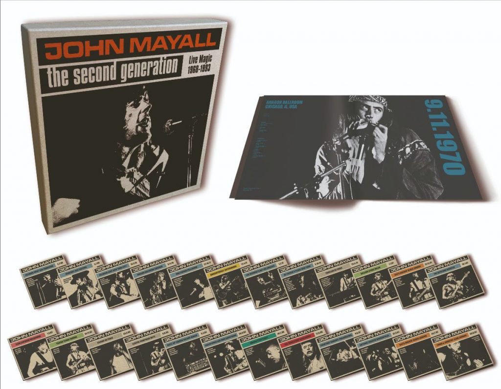 John Mayall’s ‘Second Generation’ Box Set – 30 Live Concerts 1968-1993