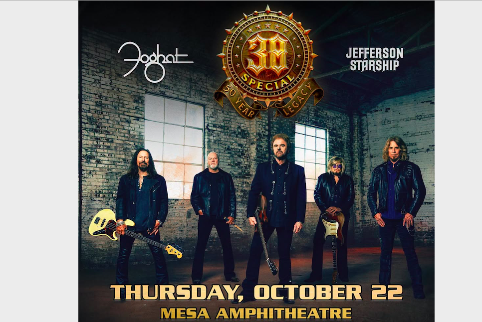 38 Special, Jefferson Starship & Foghat in Mesa, AZ – Oct. 22, 2026